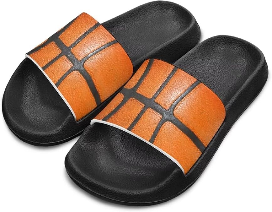Boys Girls Sandals with Non Slip Footbed Casual Slides Sandals Open Toes Flat for Kids Toddler