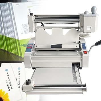 A4 Book Desktop Binding Machine, Hot Melt Glue Book Paper Binder, 500W 5cm Wireless Glue Book Binding Machine Hot Melt Glue Paper Binder