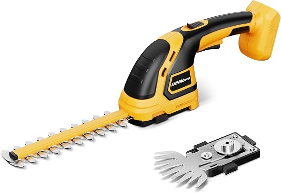 HEINPRO Cordless Hedge Trimmer Compatible with DEWALT 20V MAX Battery
