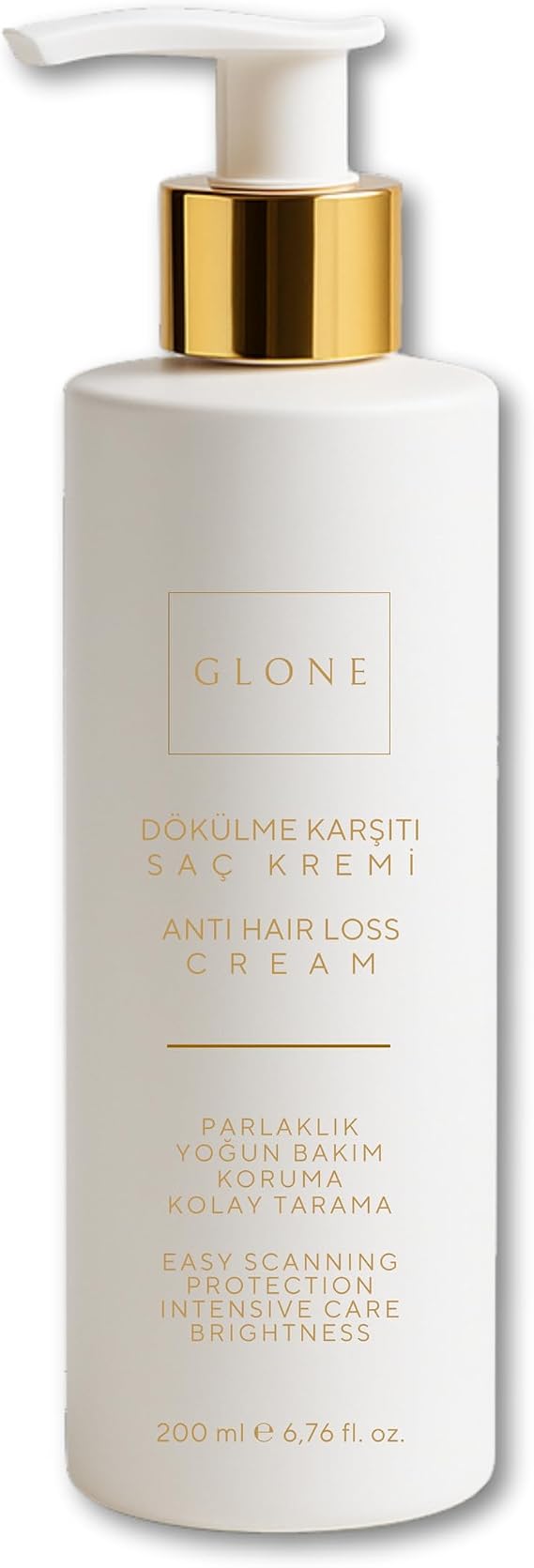 GLONE Anti-Shedding Strengthening Conditioner, 200ml | Against Breakages and Breaks | With Panthenol & Vitamin E