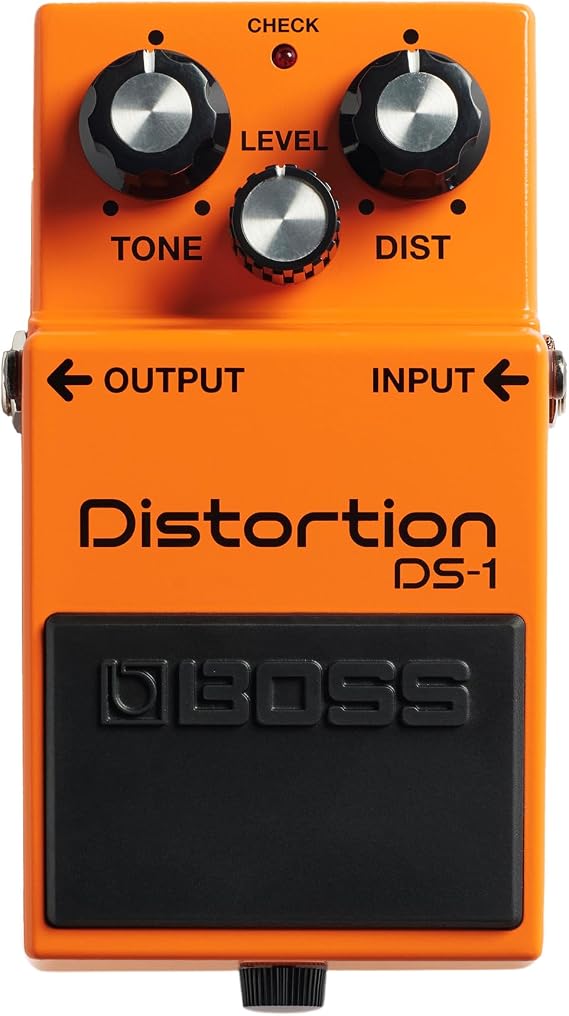 Boss Ds 1 Distortion Pedal Compact Guitar Effect, Level and Tone and Dist | Classic Boss Ds-1 Distortion with Level and Tone and Dist Controls, Hard-Edged Attack, Smooth Sustain