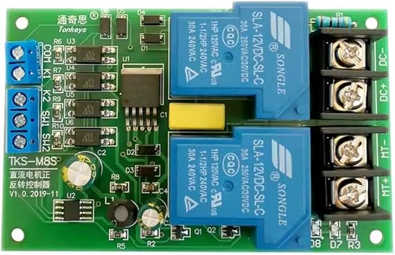 30A 12V 24V DC Motor Forward/Reverse Control Board Low Level P0 30A 40A High Current Limit Switch Driver Module