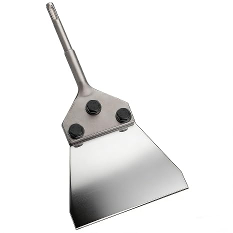 Anfrere 5 Inch SDS Plus Floor Scraper with Spare Bolts and Locknuts | Easily Removes Tile, Plaster, Hardwood Floors and Works with All SDS-Plus System Rotary and Electric Hammers
