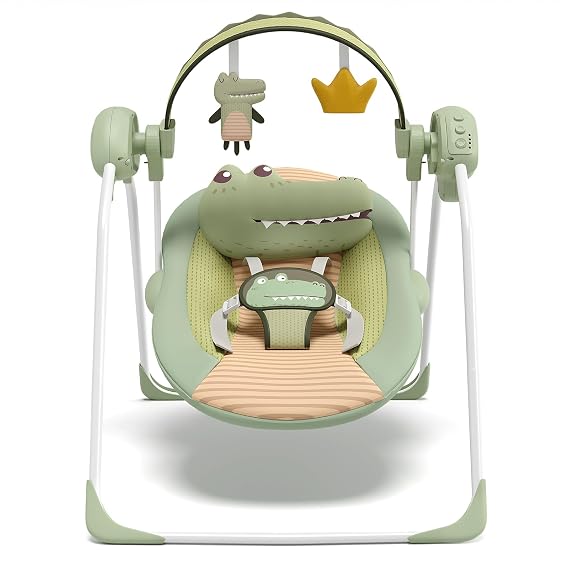 Baby Swings for Infants, Monniebaby Portable Infant Swing with Music, 0-9M