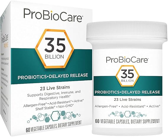 Probiotic - 35 Billion CFUs - Supports Digestive Health (60 Vegetable Capsules)