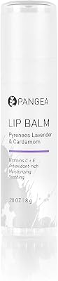 Pangea Lip Balm, Pyrenees Lavender & Cardamom, Petroleum-free.028 oz
