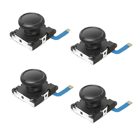 4Pcs Replacement Joystick Drift Fix for Nintendo Switch Joycons Controller | Switch OLED / Switch Lite Analog Thumb Stick