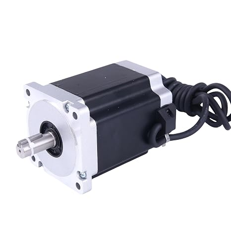 Nema34 Stepper Motor 8.5Nm/850Ncm 1200oz.in Step Motor 14mm Key-Way Shaft 1.8 Stepper Angle 6A 2-Phase High Torque Hybrid Nema 34 86mm Stepping Motors for Router Lathe Milling Machine CNC 3D Printers