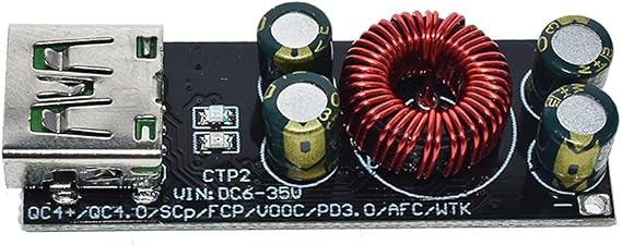 Socket Mobile Phone SW3518 Quick Charger Adapter Module 6-35V QC4.0 PD3.0
