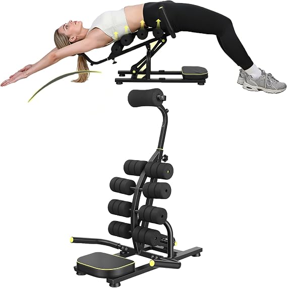 Inversion Table for Back Pain Relief, Inversion Table Mini Back Decompression Stretcher, Portable Spine Stretch Chair, Folding Inversion Tables Exercise Machine for Home Office Adults, Easy Assembly