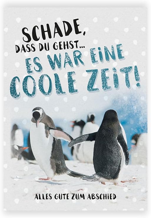Farewell Card [German Language]