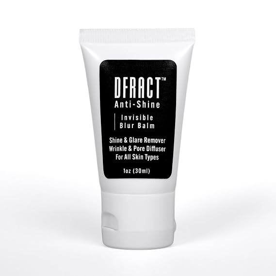 Anti-Shine Invisible Blur Balm | Face & Skin Blurring Mattifier 1oz | Powder Balm Antishine For Brightly Lit On-Camera Content & Media Creation