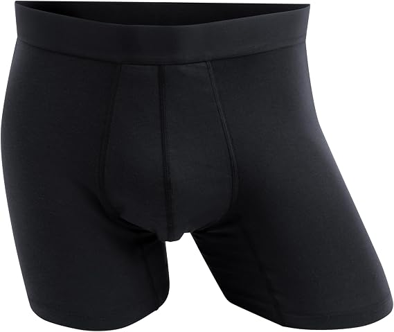 KNIX Men's Absorbent Boxer Briefs Moisture-Wicking, Odor-Resistant, Reusable, Machine Washable (1 Pack)