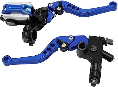 Motorbike Brake Levers for Suzuki Motorcycle Motorcycle Brake Clutch Pump Rod Hydraulic Master Cylinder Accessories 78 14mm Pist Motorcycle Brake Clutch LeverBlue
