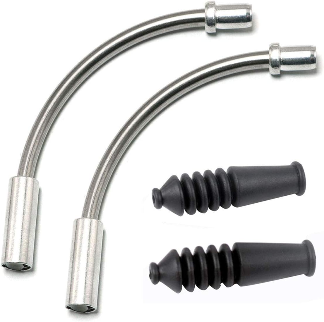 Bike V Brake Noodle Cable Guide Pipe Rubber Boots Set MTB Mountain Bicycle Accessories