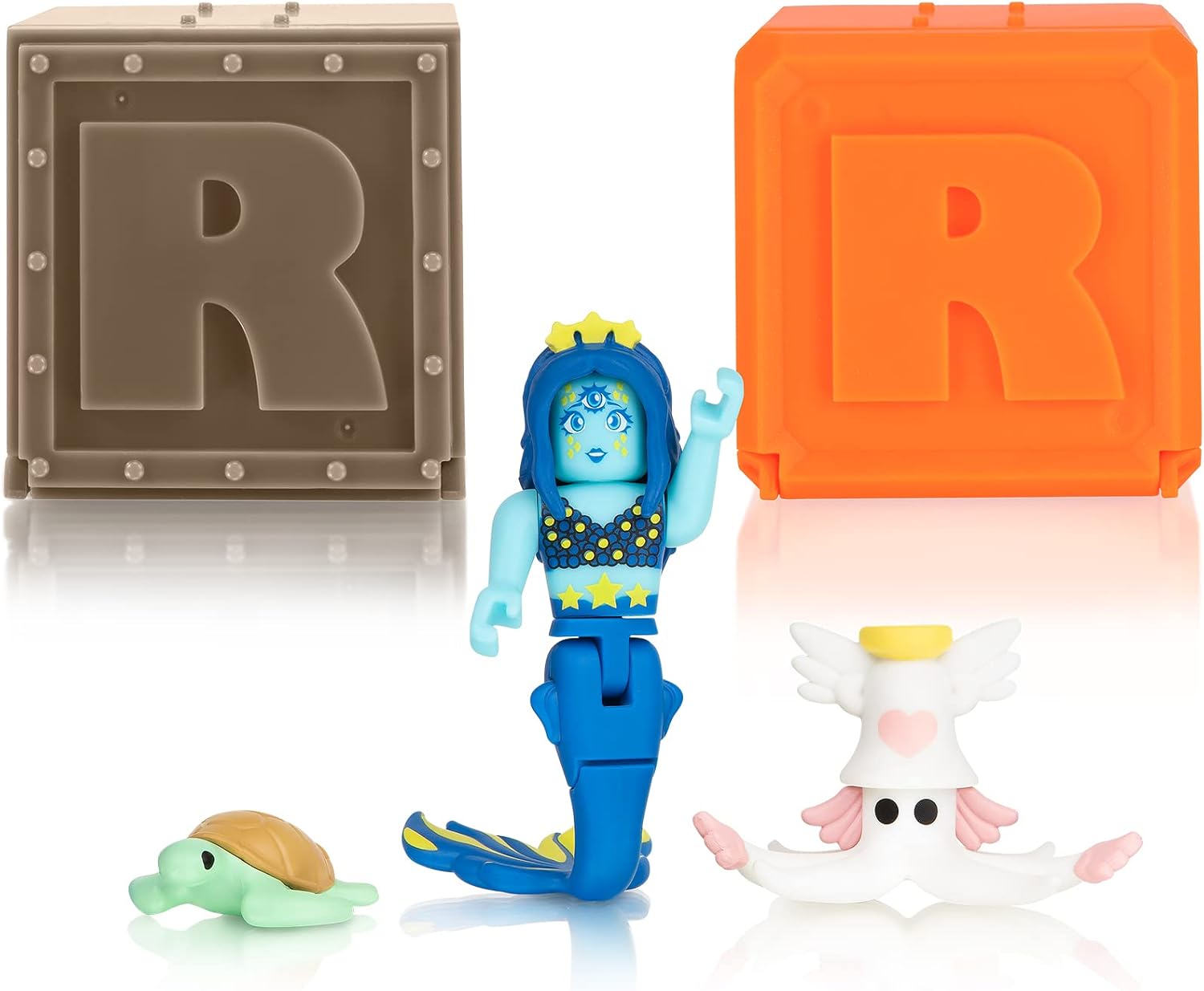 Roblox Celebrity Collection - Mermaid Life: Urania Figure Pack  2 Mystery Figures Bundle 3 Exclusive Virtual Items