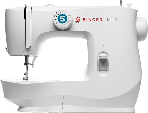 Singer M2105 Sewing Machine, White, One Size