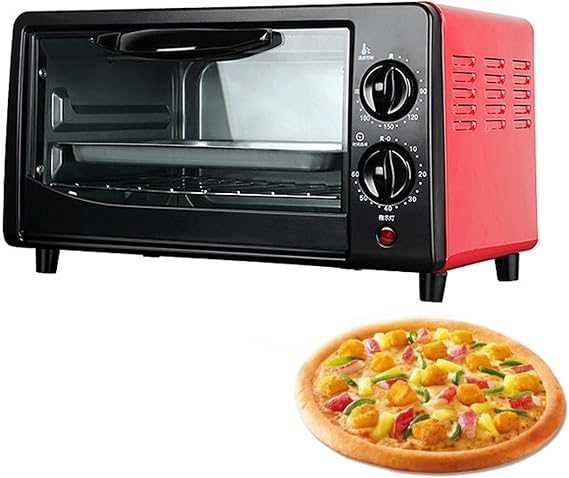 Commercial Pizza Oven, 220v Electric Pizza Oven, 12L Capacity, Indoor Stainless Steel Pizza Oven, Tabletop Pizza0-230°C adjustable for Restaurant Home use