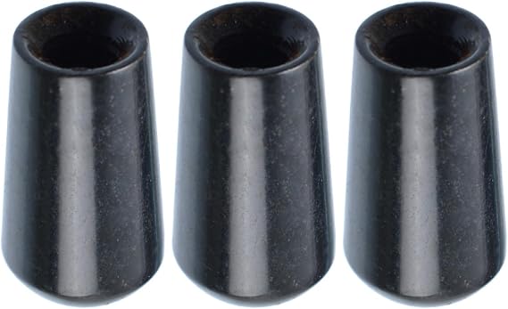 3Pcs Metal Guitar 3 Way Toggle Knobs Tip Caps Replacement Part for Electric Guitar Pickup Selector Switches, Black