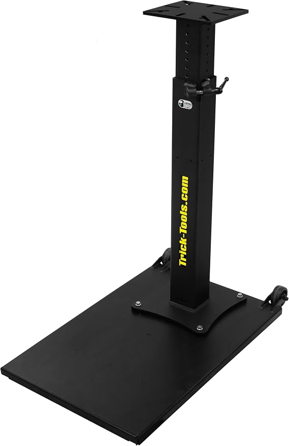 Trick-Tools Versa-Mount Adjustable Height Mobile Vise and Grinder Floor Stand, Made in the USA