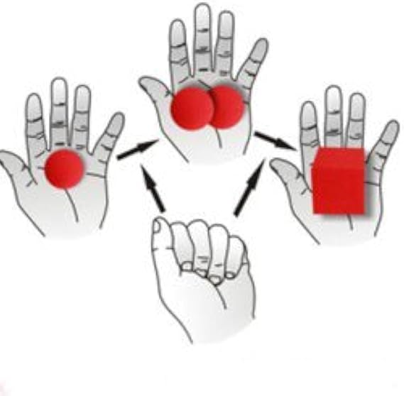 SUMAG Square and Round Change Sponge Ball Magic Trick