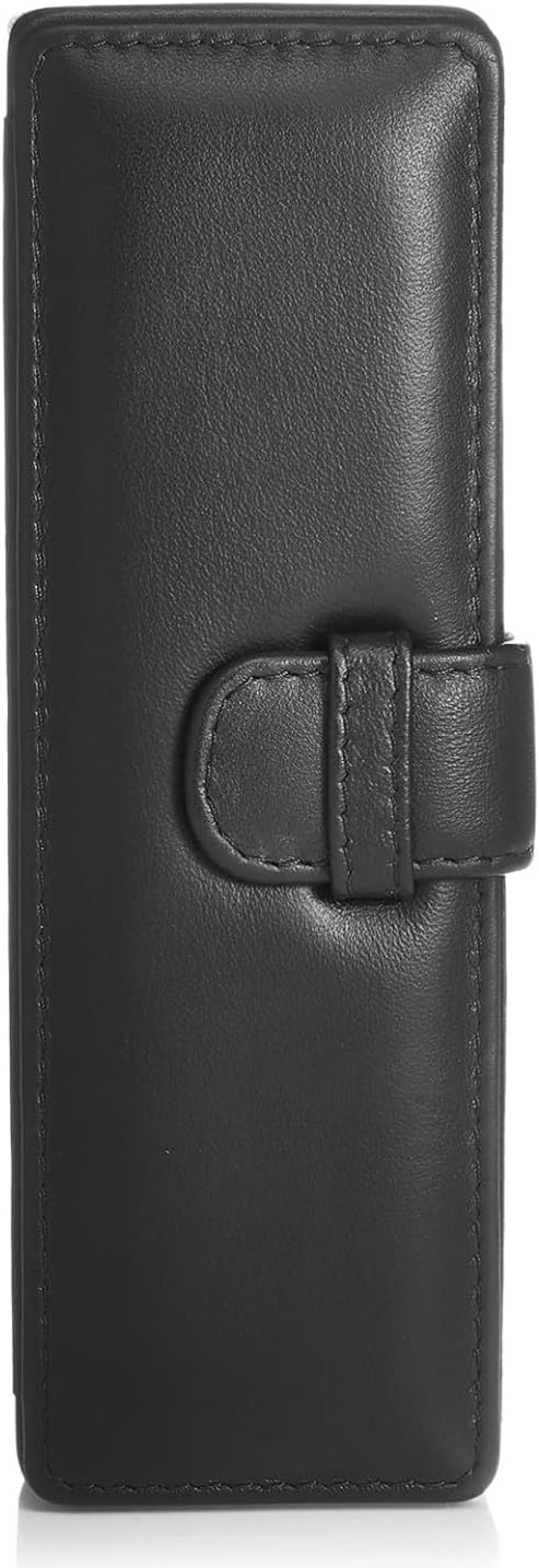 Pelikan PB-1 Pen Case, Black, For 2 Pens, Genuine Leather