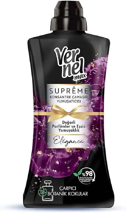 Vernel max Supreme Elegance Concentrated Laundry Softener (1 x 1200ml)