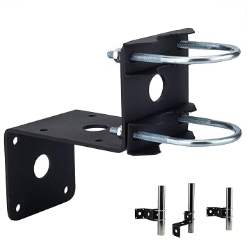 Starlink Short Wall Mount,Starlink Mount,Starlink Mounting Kit, Starlink Pole Mount, Antenna Pole Mount Bracket for Outside Home Antenna Pole Holder with 34 Hole.