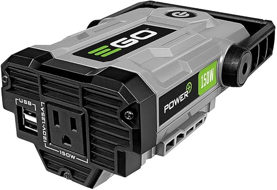 EGO POWER+ Portable Inverter, 150W, Power Inverter Generator, Quiet, Battery and Charger Not Included - PAD1500