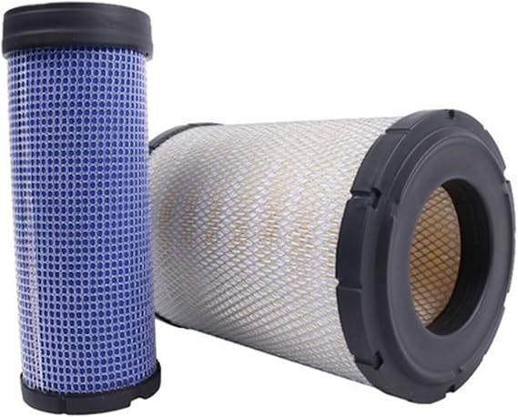 Replacement Air Filter Kit AT175344 AT175345, Compatible with Excavator 110 120, Backhoe Loader 410G, Dozer 550H 650J 1850, Replacement for John Deere OEM