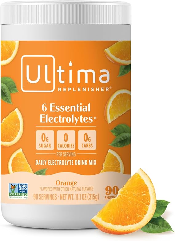 Ultima Replenisher, Electrolyte Powder, Orange, 306gram