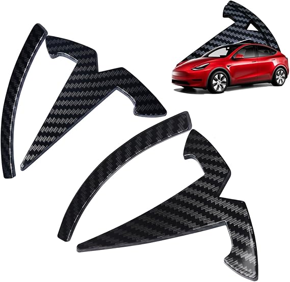 YHCDSEA for Model Y Emblem Badge Sticker Cover-LT