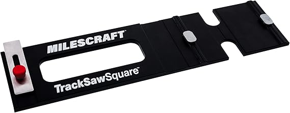 Milescraft 1410 Track Saw Square Track Saw Rail Square Guide, 90 Degree Cuts from Edge, Auto-Align, Rip Full Sheets Straight and Square, Fast Adjust, Exclusive for Milescraft 1409 TrackSawGuide