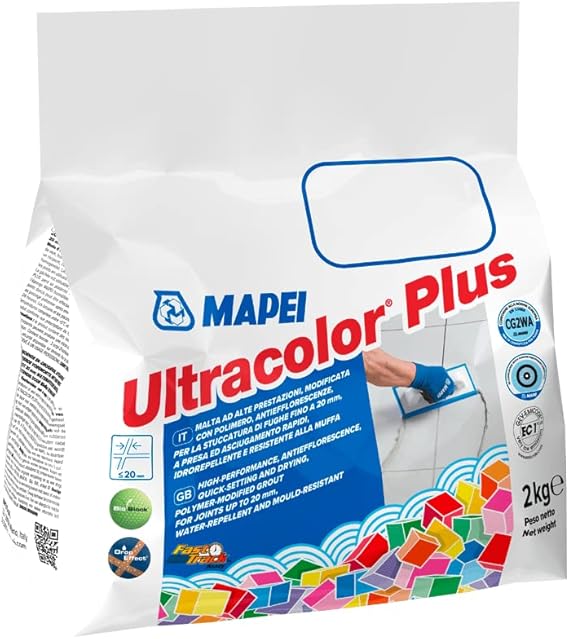 Mapei 110 UltraColor Plus Manhattan Grey Grout 2kg