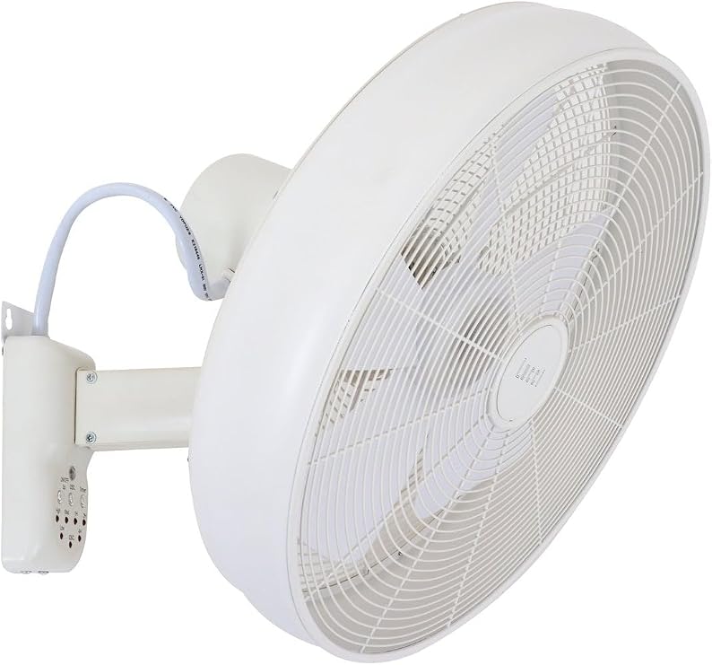 Lucci AIR Breeze Wall Fan (Ø) 460mm Blade Colour: White Housing Colour