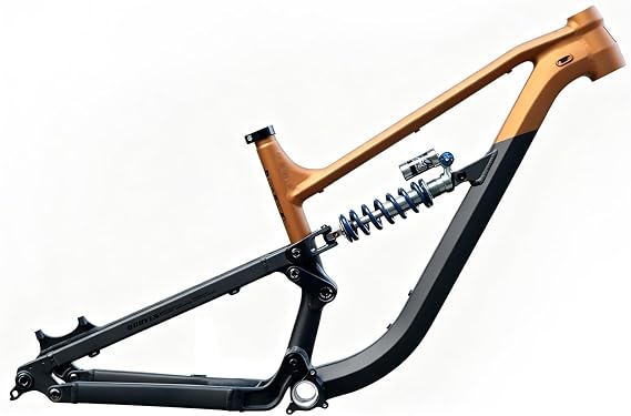 27.5 29er full suspension MTB frame 15 16.5 18inch With Shock Absorber