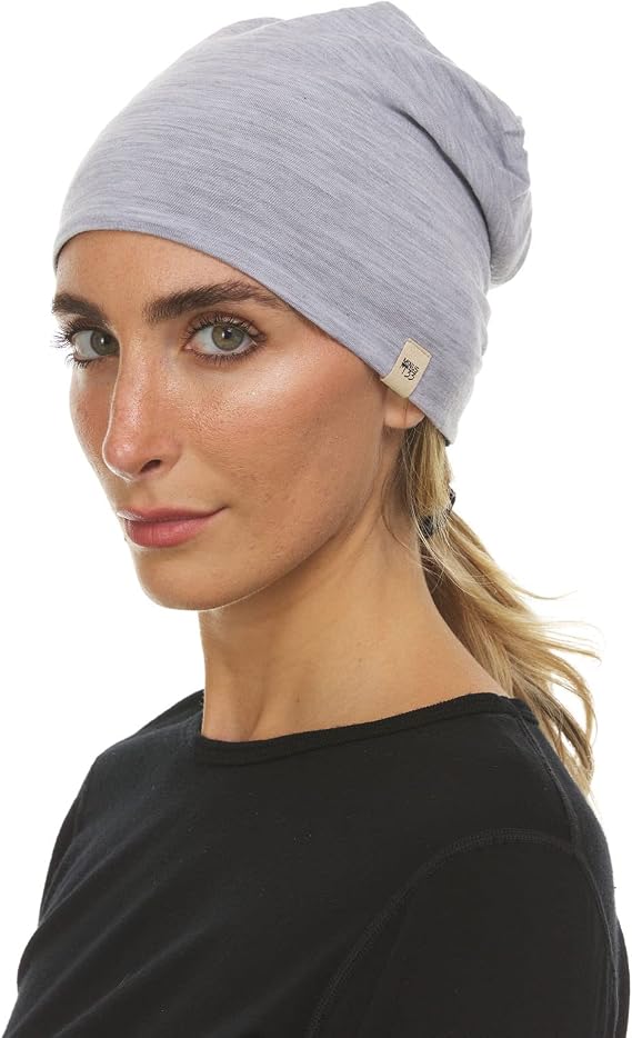 Merino Wool Microweight Reversible Beanie