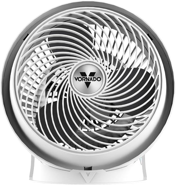 Vornado 733DC Whole Room Energy Smart Air Circulator Fan, Made in USA, Variable Speed Control, White, Large
