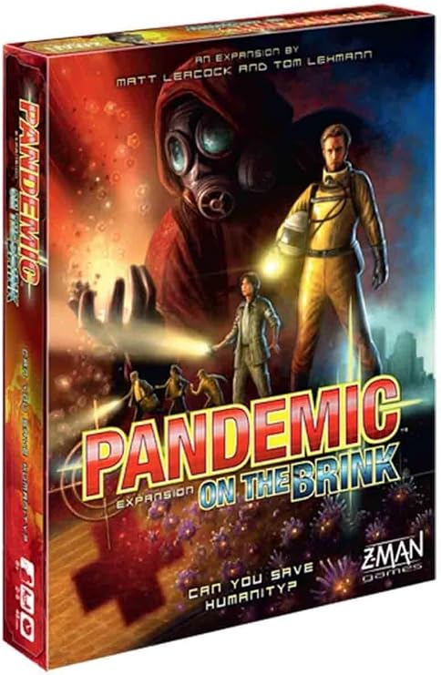 Asmodee Pandemic on the Brink Board Game EXPANSION - Face New Challenges and Save Humanity, Cooperative Strategy Game for Kids and Adults, Ages 8+, 2-5 Players, 45 Minute Playtime