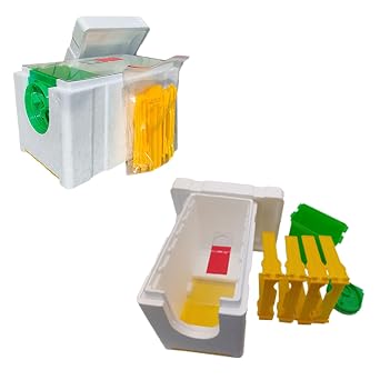 Queen Bee Mating Nuc with 4 Frames High Density Foam Box Bee Hive Supplies Suitable for Queen Beekeeping