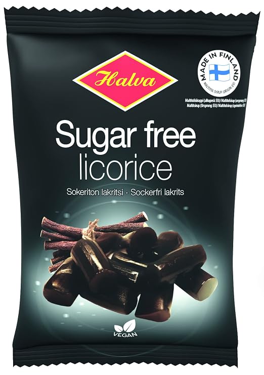 Halva Sugar Free Liquorice 30 Packs of 90g