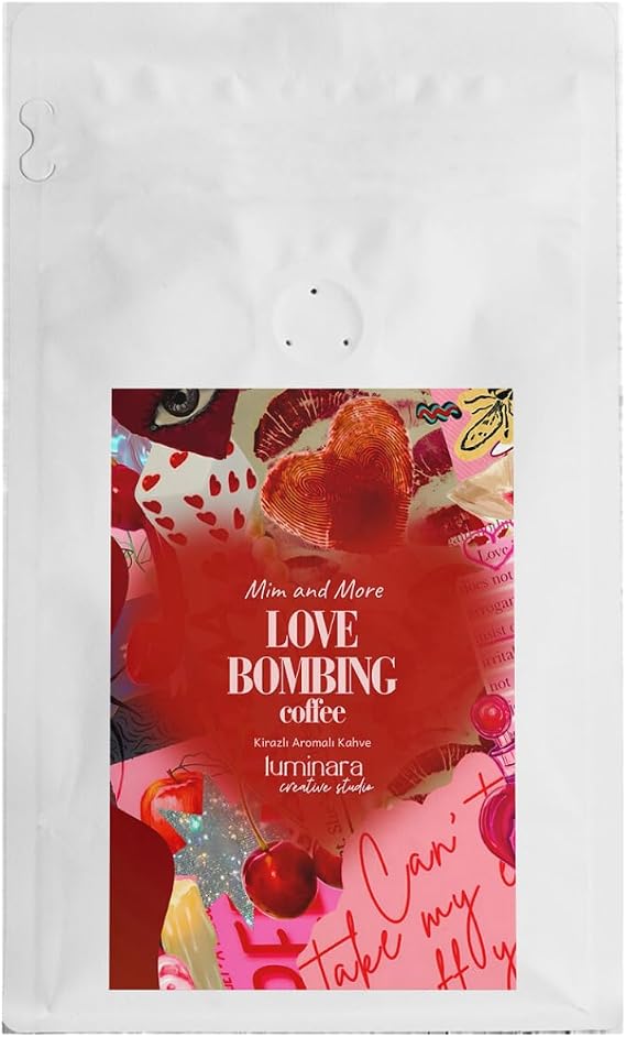 Luminara Studio x Love Bombing Coffee - Cherry Flavored Filter Coffee, 200 Gr