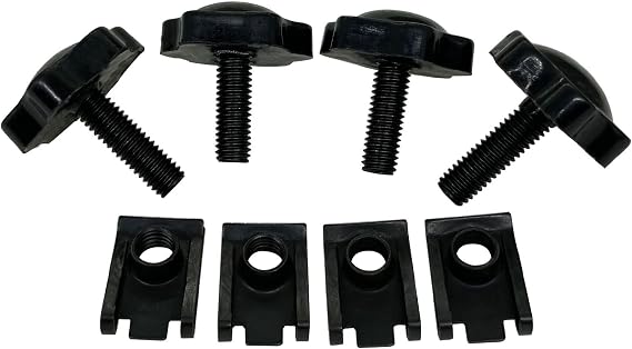 Black Theft Deterrent Saddlebag Hard Bag Security Locks Mounting Bolts Pins Quick Release Fastener Compatible with Harley Touring 1988-2020