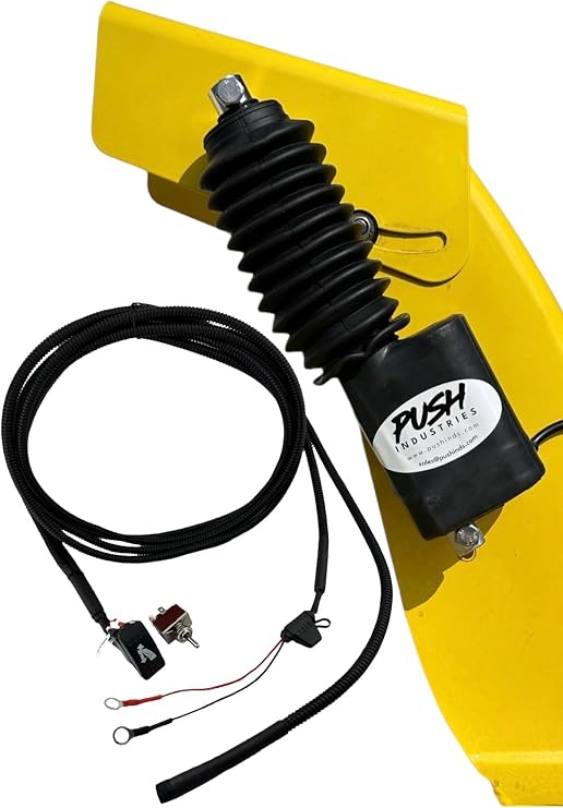 Push Industries 118.507 Powered Snow Blower Actuator Chute Deflector Control Kit - Designed for Deere, 47", 54", 60" Snow Blowers (Complete Wire Harness w/Toggle & Rocker inc.)