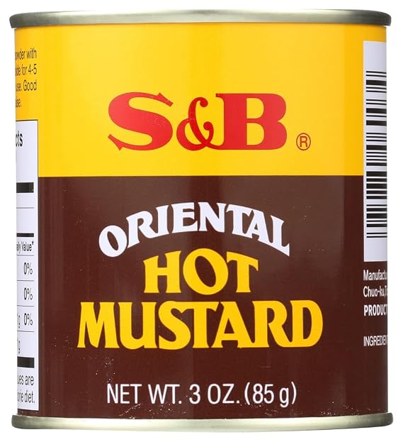 S&B Mustard Powder, 3 oz (Pack of 5) by DragonMall