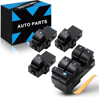 Upgraded 20945129 & 22895545 Master Power Window Switch for:-Chevy HHR Silverado 1500 2500HD 3500HD Traverse for:-GMC Sierra1500 2500Hd 3500Hd1PC  3PCS
