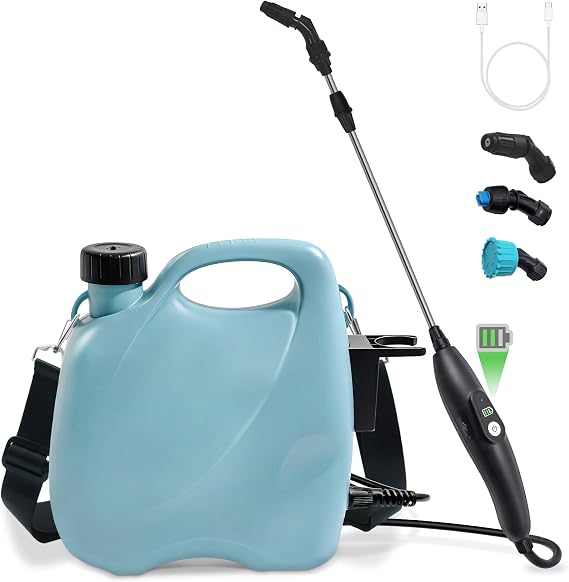 Battery Powered Sprayer 2 Gallon, Electric Pump Garden Sprayer in Lawn
