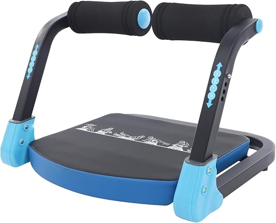 Ab Machine, 3-Levels Adjustable Ab Workout Equipment, Multifunctional Abdominal Exercise Machine Ab Core Trainer Abdominal Machine Exercise Equipment for Home Gym Office