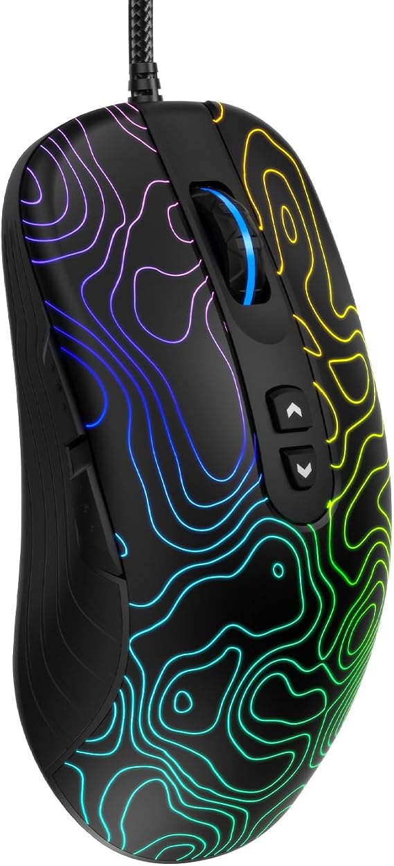 Womier G706 USB Wired Gaming Mouse for PC Computer Windows Mac Laptop
