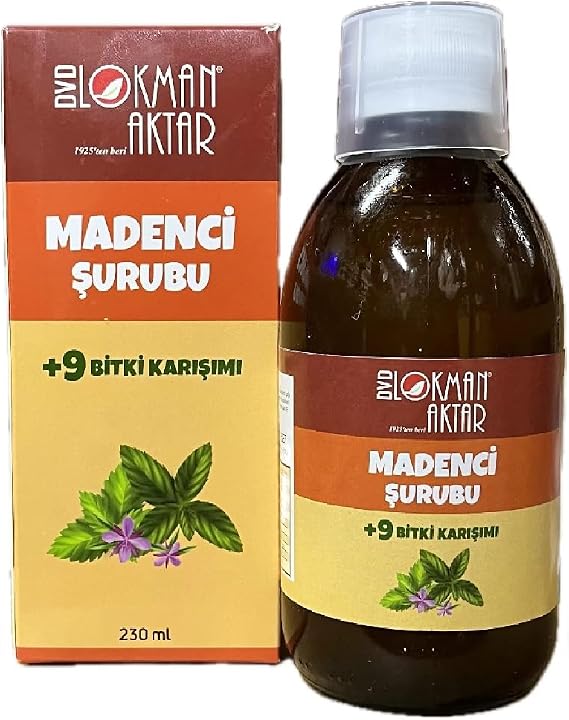 Madenci Şurubu, Bitkisel İçerikli, 230 ml, takviye edici gıda (3 Adet)